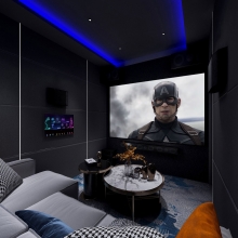80 sq.ft Mini Home Theater