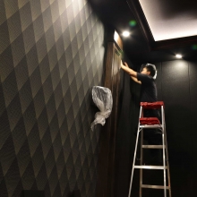 Flat Acoustic Panel Installation